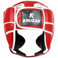 thumbnail image 5 of Kruzak MMA Boxing Sparring Head Guard for Head Protection Unisex Martial Arts Taekwondo Karate Training Headgear - Red - Large/X-Large, 5 of 5