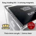 thumbnail image 4 of Elite Trainer Box Acrylic Case | The Hobby Lair Deluxe Case Compatible with Pokemon ETB | Magnetic Easy Top Loading | Thick 6mm Protection, 4 of 6