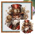 thumbnail image 1 of Hilo Algodón Ecológico Bordado Punto Cruz Hombre Steampunk Con 11CT 40x40cm, 1 of 9