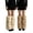 Cream White & Beige, variant on 2‑Pack Women Shaggy Faux Fur Knee High Leg Warmers, Y2K Fluffy Long Fur Leg Cuffs for Halloween Cosplay Party Winter Costume Accessory