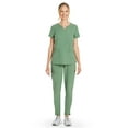 thumbnail image 2 of Scrubstar Women's Fashion Stretch V-Neck Scrub Top, Sizes XS-3XL, 2 of 7