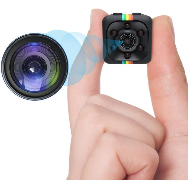 Cámara espía Mini cámara inalámbrica HD 1080P Cámara portátil pequeña para niñera con detección de movimiento Cámara de vigilancia de visión nocturna para el hogar Seguridad interior al aire libre Ormromra XMWJ138