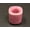 Pink, variant on Ceramic Chime Candle Holder, for Standard Chime Candles 4" Tall x 0.5" Diameter