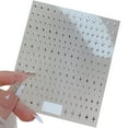 thumbnail image 5 of Pnellth Manicure Decal Non-fading Gloss Easy Paste Self Adhesive DIY Ultra Thin White Golden Black Silver Nail Shining Star Decal Nail Supplies Golden, 5 of 6