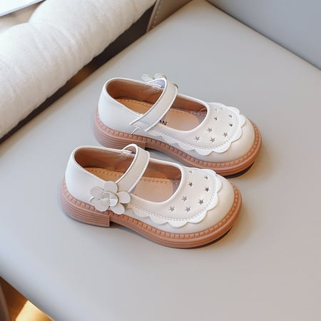 

Young Children Leather Shoes Hollow Simple Pink Versatile Girls Casual Shoes Breatheable 2023 New PU Kids Fashion Shallow Loafer