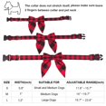thumbnail image 4 of Christmas Dog Collier avec Nœud, Colliers de Noël pour Chien en Coton Réglable à Carreaux Rouges avec Nœud Papillon pour Grands Chiens et Animaux, 4 of 6