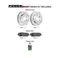 thumbnail image 2 of Power Sport Front Brakes and Rotors Kit |Front Brake Pads| Brake Rotors and Pads| Semi-Metallic Brake Pads and Rotors BLC1.32000.03, 2 of 6