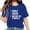 Blue, variant on Valentine Day Shirt for Womens Work Girls Short Sleeve Out Blouse Valentine's Day Letter Print Gift Shirt T-Shirt White 3X