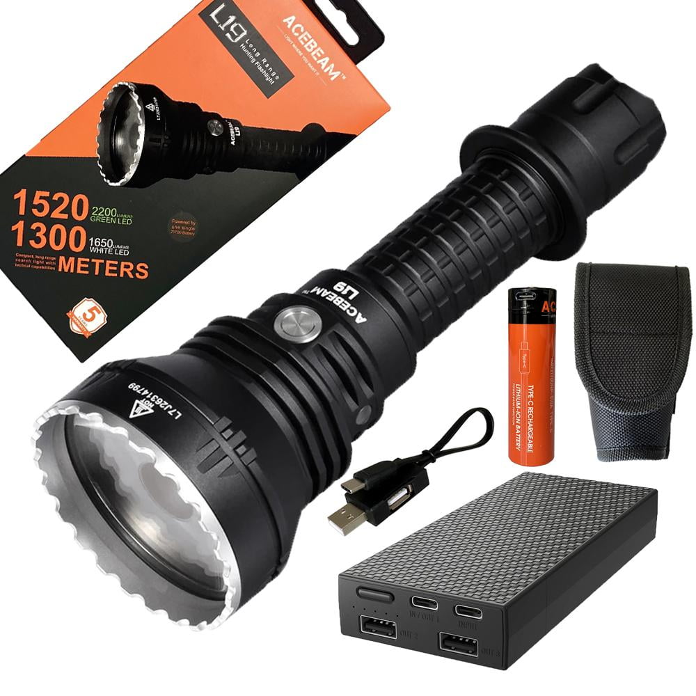 Range Long 2.0 L19 Acebeam 2200lm／1520m GREEN 1.0 L19 ACEBEAM Flashlight Flashlights Killzone — ライト・ランタン