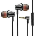 thumbnail image 2 of Lifetechs Wired Earphone Line Control L-shaped Plug Type-C/3.5mm Mega Bass In-ear Sports Earbud for Phone, 2 of 8