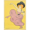 thumbnail image 2 of Leonetto Cappiello 14x18 Black Ornate Wood Framed Double Matted Museum Art Print Titled - Folies-Bergere (1900.), 2 of 5