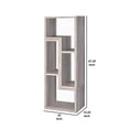 thumbnail image 5 of Benjara Modern Style Wooden Bookcase, Gray, 5 of 5