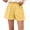 Yellow, variant on Yertdoel Pajama Shorts Women Elastic Waist Pockets Casual Lounge Bottoms Solid Color Soft Comfortable Home Sleep Shorts with Pockets