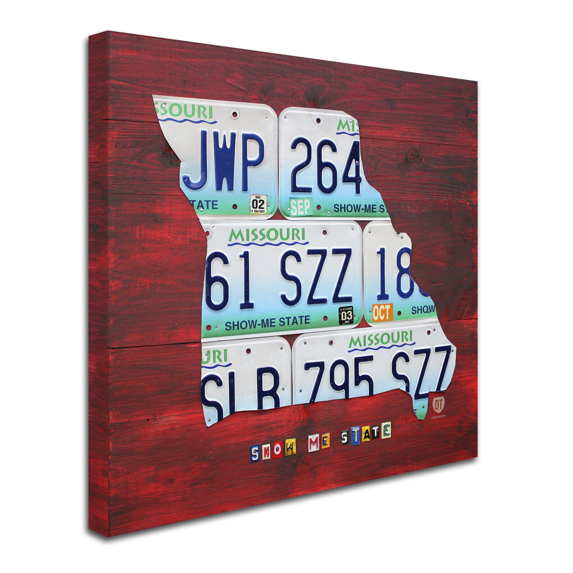 Trademark Fine Art 'Missouri' Canvas Art by Design Turnpike
