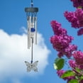 thumbnail image 3 of Woodstock Windchimes Chime Fantasy Butterfly, Wind Chimes For Outside, Wind Chimes For Garden, Patio, and Outdoor Décor, 10"L, 3 of 7