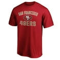 thumbnail image 2 of Men's Fanatics Scarlet San Francisco 49ers Victory Arch T-Shirt, 2 of 3