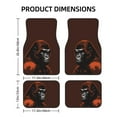 thumbnail image 2 of XMXT Waterproof Floor Mats for Cars, Mysterious Gorilla Print Car Floor Mats All Weather Universal Fit Auto Carpet Car Accessories, 4 Piece, 2 of 6