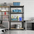 Shelves 4 Tier Adjustable Metal Shelving Unit Utility Shelves Garage