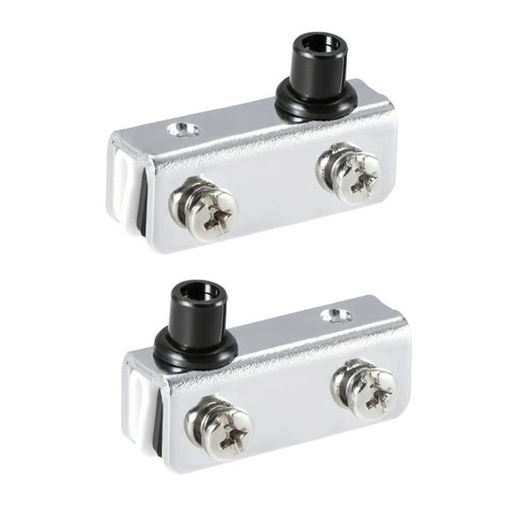 Glass Hinge Polished Chrome Glass Door Pivot Hinge 40x13x15mm 1 Pair