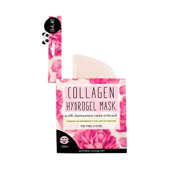 Oh K! Hydrogel Sheet Mask, Face Sheet Mask, Collagen, 1 pc