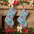 thumbnail image 6 of KLL Swimming Bulldog for 18" Christmas Stocking Snowman Xmas Stocking Holiday Christmas Decoration Gifts for Family Kids, 6 of 8