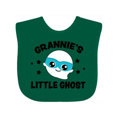 

Inktastic Cute Grannie s Little Ghost with Stars Gift Baby Boy or Baby Girl Bib