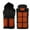 Black, variant on jsaierl Men's Winter Warm Outdoor USB Charging 5V Heated Vest Hooded Body Warmer 9 Heated Zones Heated Vest Heating Jacket