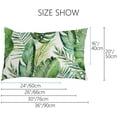 thumbnail image 2 of Pillowcases Tropical Palm Throw Pillow Cases Set of 2 Pillow Cover Cushion Case Rectangle Pillowcase 16 X 24 inch Home Decor, 2 of 6