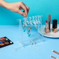 thumbnail image 3 of Clear Coat-Hanger Shape Earring Hanger Acrylic Hanger Rack with Mini Hangers Earring Jewelry Display Organizer, 3 of 5