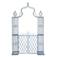 thumbnail image 2 of SAFAVIEH Beatrix Outdoor Patio Arbor with Door, Antique Blue, 2 of 12