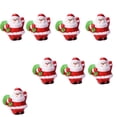 thumbnail image 4 of Figura Decoración Mesa de Navidad Decoración Santa Claus Figura Árbol de Navidad Figura Regalo Adornos en miniatura Accesorios de bricolaje 8 piezas Zhivalor HFP-0345, 4 of 4