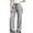 Gray, variant on Iugvhana Womens Athletic Cargo Pants Straight Leg Loose Fit Lightweight Elastic Waist Multi Zipper Pockets Casual Hiking Running Pants Black XXXXL