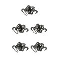 thumbnail image 3 of ZheElen 10pcs Zipper Pulls Cord Rope Ends Slider For Clothing/Bags 65mm Style A 5Set, 3 of 6