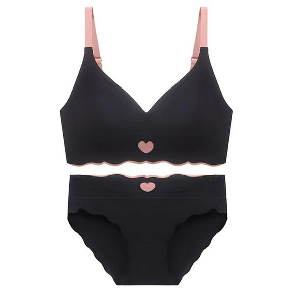 Lixiuxyad Underpants Men Fashionable Woman's Lace Bra Set Ladies Lace Bra Underwear Set