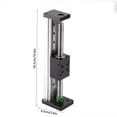 thumbnail image 3 of Linear Sliding Table Ball Screw Linear Stage Slide with NEMA 23 Motor, 150mm Effective Stroke, High Precision Aluminum Construction, 3 of 7