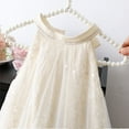 thumbnail image 4 of Hauaitttt Girls Dresses French Style Mesh Sleeveless Dress with Sequins for Daily Wear Spring Summer Outfits Age 3 8 Years 4t Christmas Dress Baby Girl Elegant Outfits Size 4 Girls Dresses Neon Girls, 4 of 8