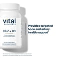 thumbnail image 3 of Vital Nutrients Vitamin D3 + K2 | 2000 IU | Vitamin D3 K2 Supplement | Vitamin D Complex for Healthy Calcium Levels, Muscle & Bone Health | Gluten, Dairy, Soy Free | 60 Capsules, 3 of 5