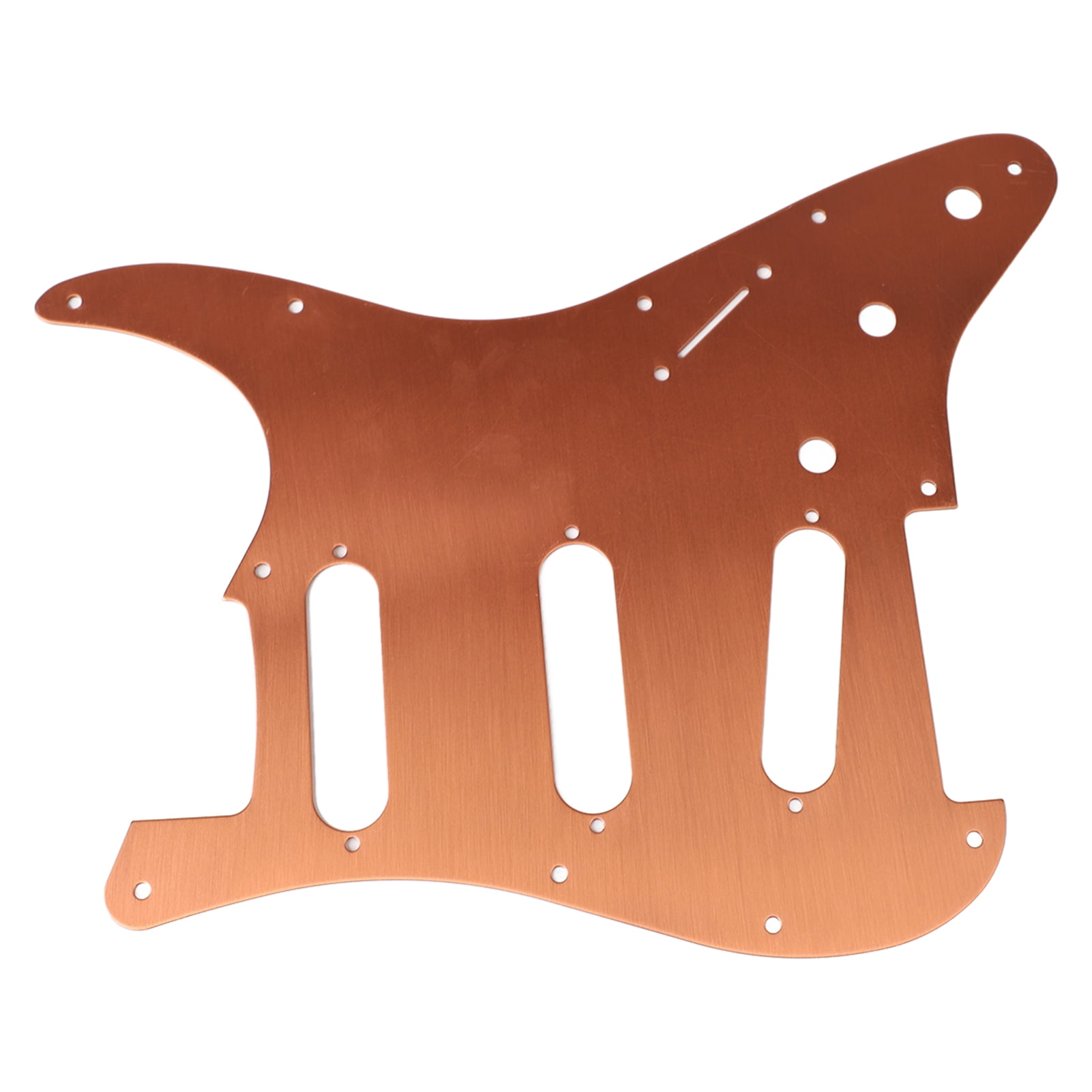 Electric Guitar Pickguard Aluminum Alloy Guard Scratch Board Front Plate Panel Cover Instrument Accessories Purple Bronze