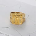thumbnail image 6 of Men's Ring 14K Yellow Gold Jesus Cross High Quality Micro Pave CZ Rings For Men Women Religious Christian Jewelry, 6 of 8