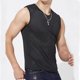 thumbnail image 2 of Chaleco de seda de hielo fino y transpirable de secado rápido para hombre, camisetas deportivas sin mangas con agujeros de malla, camisetas sin mangas, ropa de gimnasio, ropa exterior, 2 of 5
