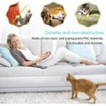thumbnail image 3 of WELLXUNK Anti-Scratch Furniture Protectors, 10 Pcs Cat Scratch Protector, Pet Scratch Protector, Cat Furniture Protector Scratch Guards Transparent, with 60 Spiral Nails Protecting Furniture from Cat, 3 of 7