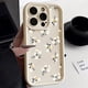 thumbnail image 4 of Funda de silicona mate con flores para iPhone, carcasa suave con flores para iPhone 15 Pro, 11, 13, 14, 12 Pro Max, XR, XS, X, 7, 8 Plus, SE, 4 of 5