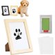 thumbnail image 1 of Kit de marco y almohadillas de tinta para huellas de patas, kit de impresión de huellas de patas de perros y gatos, kit para hacer huellas de patas, regalo de recuerdo conmemorativo para mascotas, mar, 1 of 7