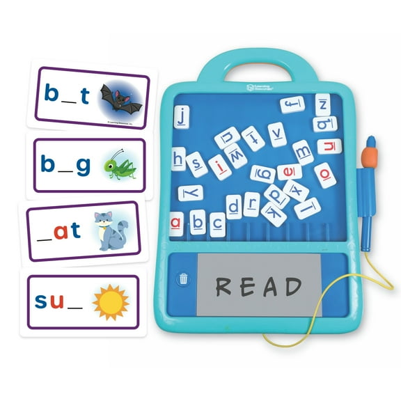 Learning Resources Skill Builders Magnetic Word Builder, Puzzle Board, Ages 7 