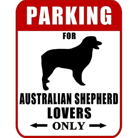 Parking for Australian Shepherd Lovers Only (Red Ver.) 9