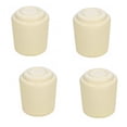 thumbnail image 2 of Magic Sliders 5005781 Embout de Jambe Rond en Caoutchouc, Beige - 0,63 Po - Lot de 4, 2 of 2