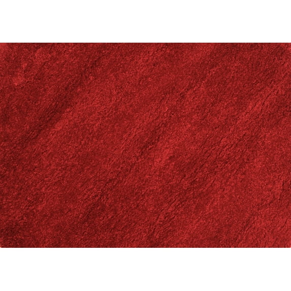Ahgly Company Indoor Rectangle Abstract Orange Contemporary Area Rugs, 7' x 9'