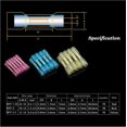 thumbnail image 2 of Jerbor 60Pcs Heat Shrink Butt Splice Connector Wire Connectors Waterproof Kit AWG 22-10, 2 of 8