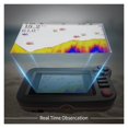 thumbnail image 3 of Portable Fish Finder Transducer Sonar Sensor Water Depth Finder LCD Screen Echo Sounder Fishfinder with Fish Attractive Lamp for Waterproof Underwater Fish Finder, 3 of 7