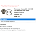 thumbnail image 2 of Thermostat - Compatible with 1988 - 1993 Mercedes-Benz 300CE 1989 1990 1991 1992, 2 of 2